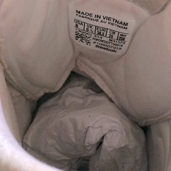 Reebok Alicia Keys Hightop Wedged Sneakers White/chalk Size 8 - Picture 14 of 15